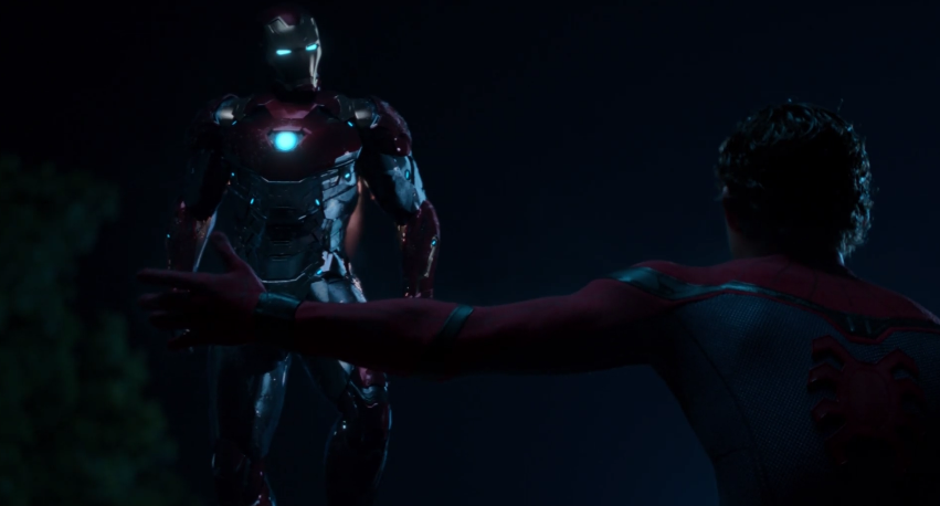 ヴァルチャーと対峙。アイアンマンは手を出すなと牽制